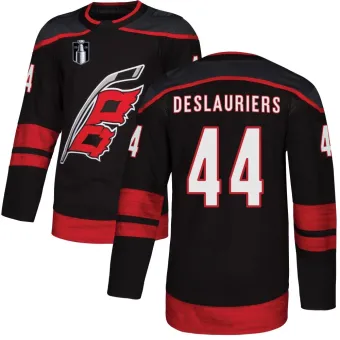 Men's Nicolas Deslauriers Carolina Hurricanes Alternate 2026 Stanley Cup Final Jersey - Black Authentic
