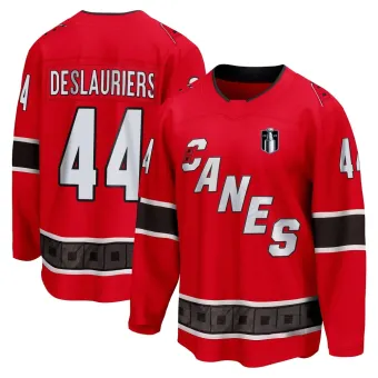 Men's Nicolas Deslauriers Carolina Hurricanes Special Edition 2.0 2026 Stanley Cup Final Jersey - Red Breakaway