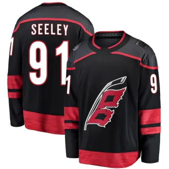Men's Ronan Seeley Carolina Hurricanes Alternate Jersey - Black Breakaway