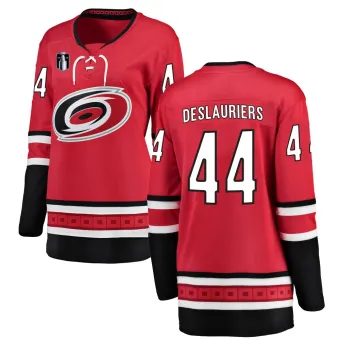 Women's Nicolas Deslauriers Carolina Hurricanes Home 2026 Stanley Cup Final Jersey - Red Breakaway
