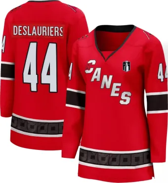 Women's Nicolas Deslauriers Carolina Hurricanes Special Edition 2.0 2026 Stanley Cup Final Jersey - Red Breakaway