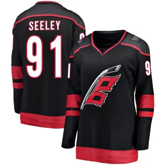 Women's Ronan Seeley Carolina Hurricanes Alternate Jersey - Black Breakaway