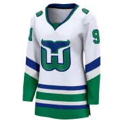 Women's Ronan Seeley Carolina Hurricanes Throwback Jersey - White Breakaway
