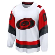 Youth Brandon Bussi Carolina Hurricanes Away 2025 Jersey - White Breakaway