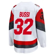 Youth Brandon Bussi Carolina Hurricanes Away 2025 Jersey - White Breakaway