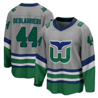Youth Nicolas Deslauriers Carolina Hurricanes 2020/21 Special Edition Jersey - Gray Breakaway