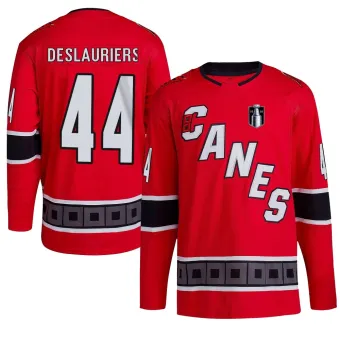 Youth Nicolas Deslauriers Carolina Hurricanes Reverse Retro 2.0 2026 Stanley Cup Final Jersey - Red Authentic
