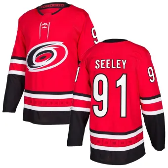 Youth Ronan Seeley Carolina Hurricanes Home Jersey - Red Authentic